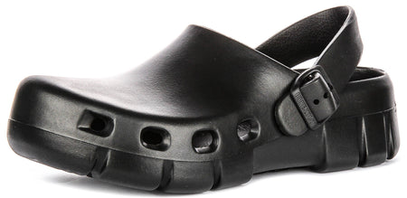 Birkenstock Birki Flow-klompen | zwarte EVA voor dames - normale pasvorm