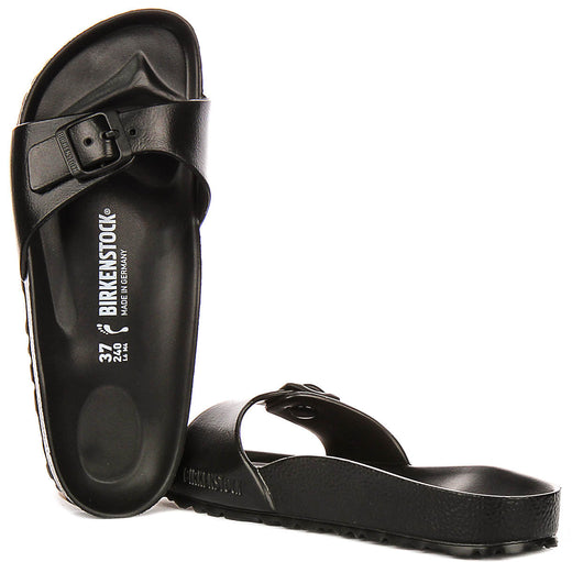 Birkenstock Madrid-sandalen | zwarte EVA voor dames - smalle pasvorm