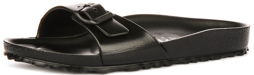 Birkenstock Madrid-sandalen | zwarte EVA voor dames - smalle pasvorm