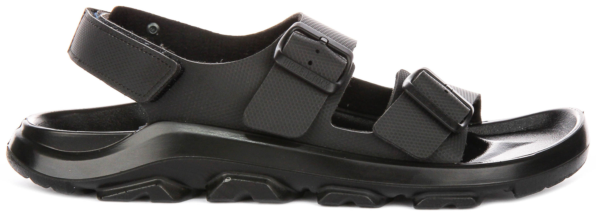 Birkenstock Mogami Terra chaussures de sport | cuir véritable noir pour hommes - coupe standard