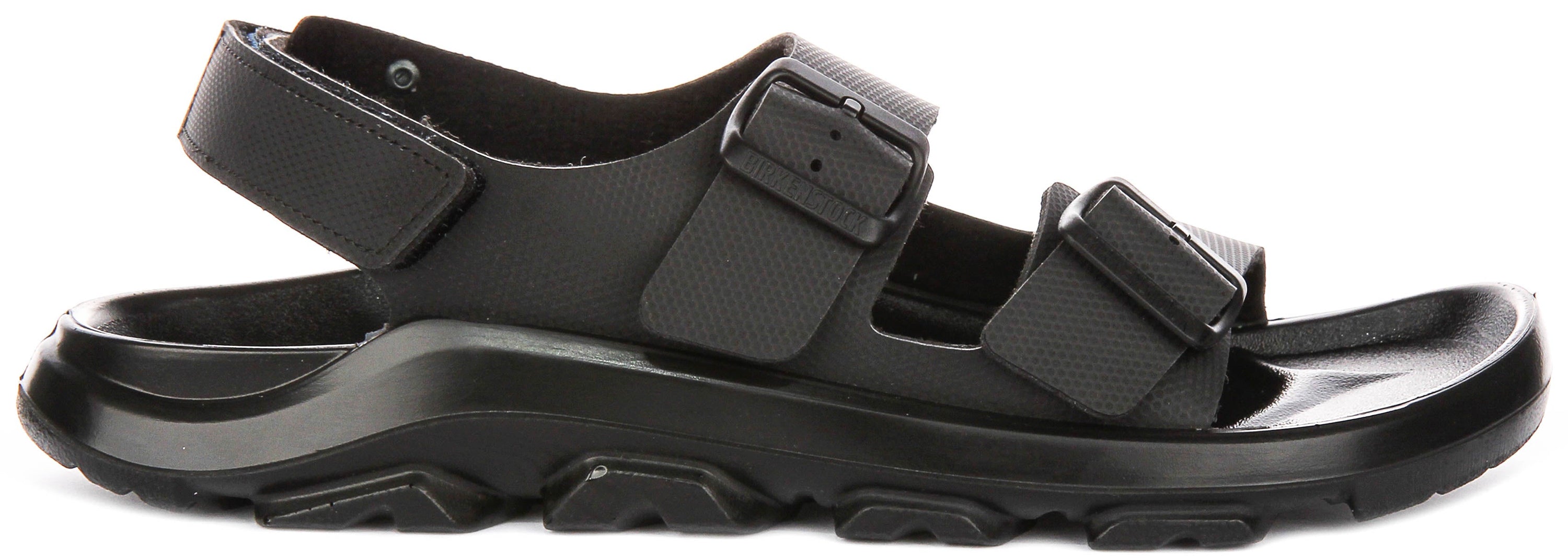 Birkenstock Mogami Terra chaussures de sport | cuir véritable noir pour hommes - coupe standard