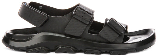 Birkenstock Mogami Terra scarpe da ginnastica | Pelle genuina nera da uomo - Calzata regolare