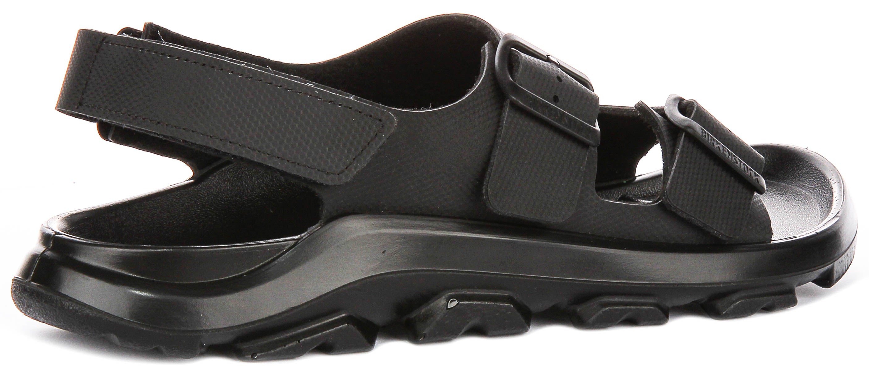 Birkenstock Mogami Terra chaussures de sport | cuir véritable noir pour hommes - coupe standard
