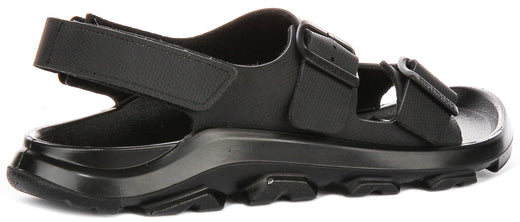 Birkenstock Mogami Terra scarpe da ginnastica | Pelle genuina nera da uomo - Calzata regolare