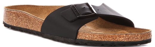 Sandali Birkenstock Madrid | Birko-Flor nero da donna - calzata stretta