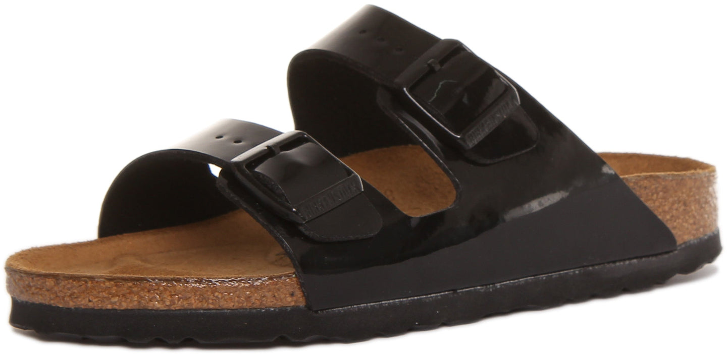 Sandali Birkenstock Arizona | Birko-Flor nero da donna