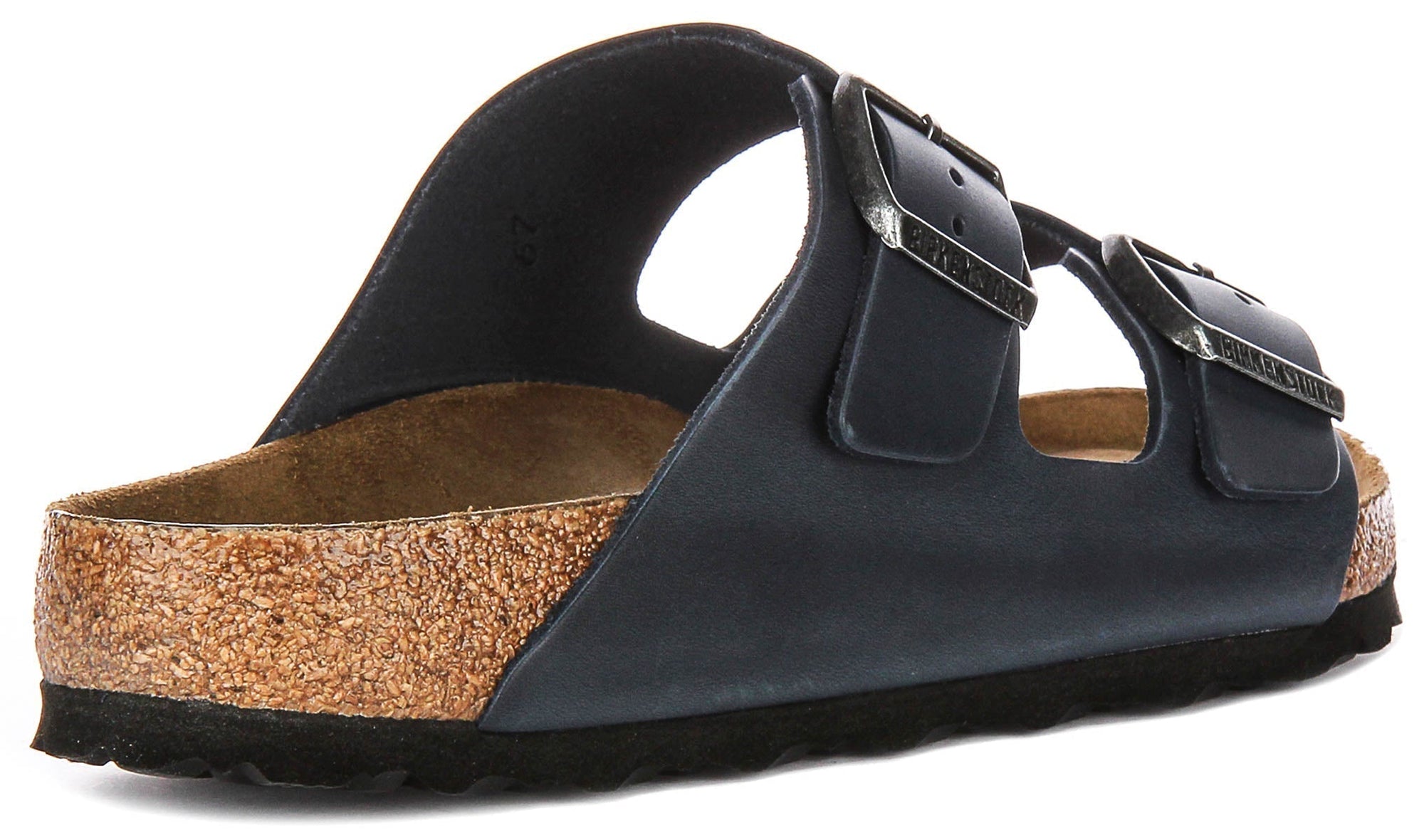 Birkenstock Arizona sandali | Pelle genuina blu - Plantare morbido da uomo e donna - Calzata regolare