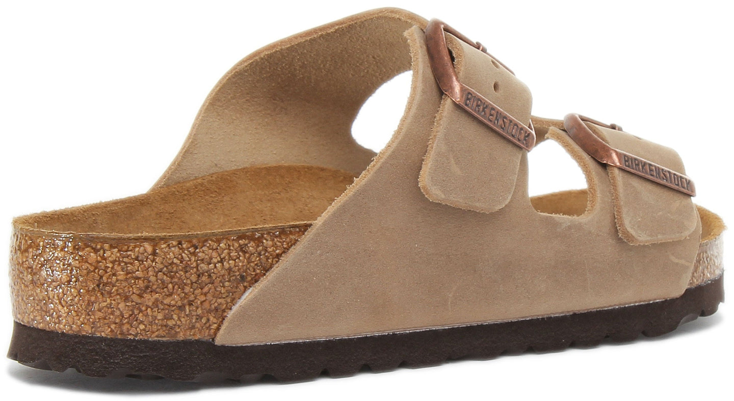 Sandali Birkenstock Arizona | Pelle nabuk marrone da donna