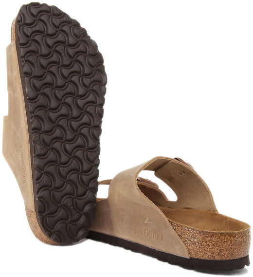 Sandali Birkenstock Arizona | Pelle nabuk marrone da donna