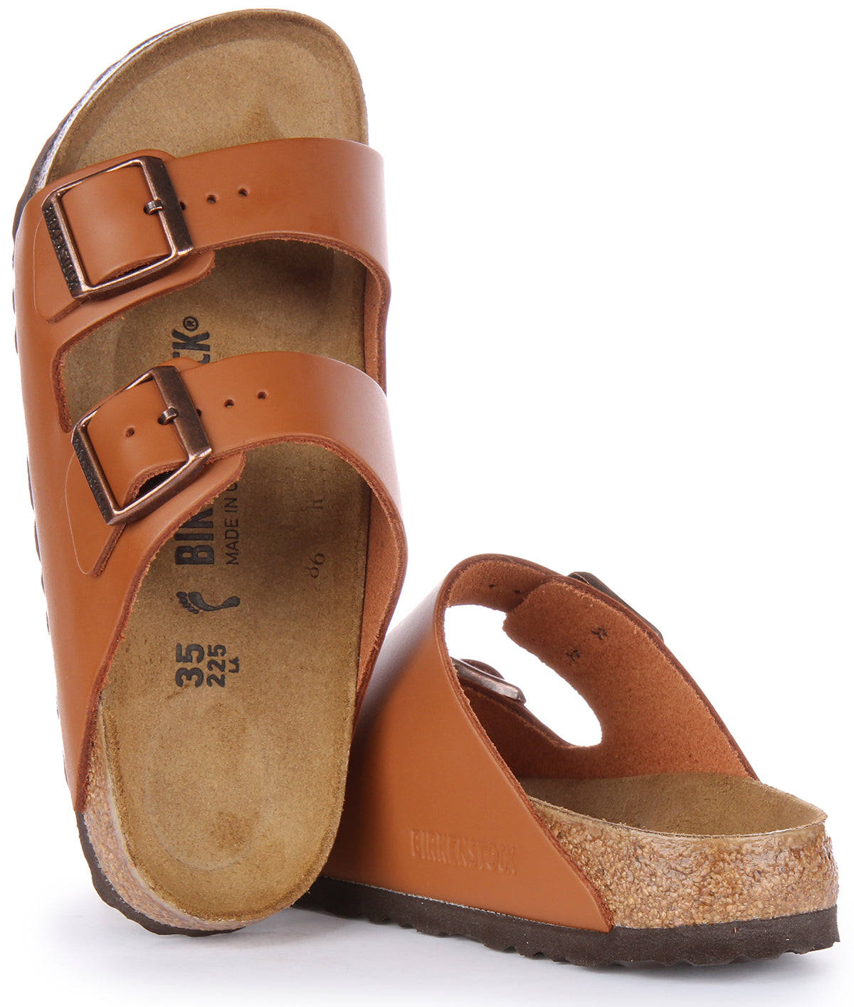 Sandali Birkenstock Arizona | Vera pelle marrone da uomo e donna