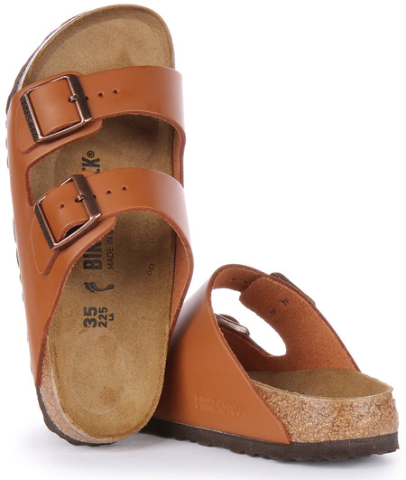 Sandali Birkenstock Arizona | Vera pelle marrone da uomo e donna