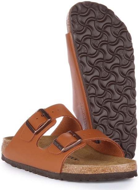 Sandali Birkenstock Arizona | Vera pelle marrone da uomo e donna