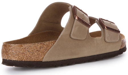 Sandales Birkenstock Arizona | Cuir véritable marron pour homme et femme