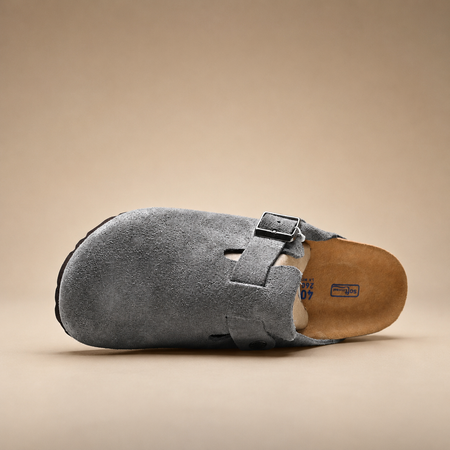 Sabots en daim Birkenstock Boston pour femmes