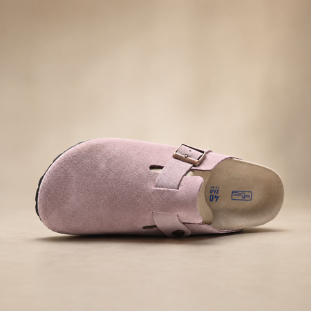 Sabots en daim Birkenstock Boston pour femmes
