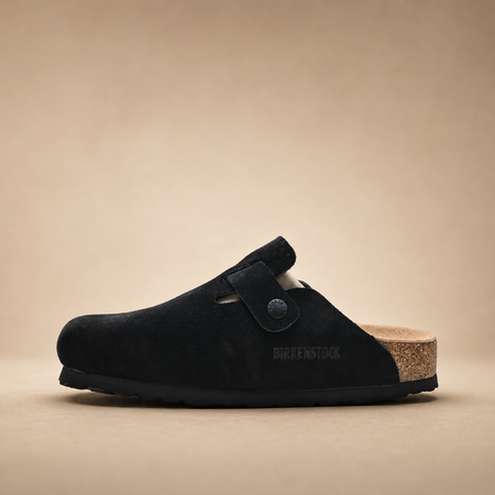 Sabots en daim Birkenstock Boston pour femmes