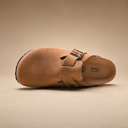 Sabots en daim Birkenstock Boston pour femmes