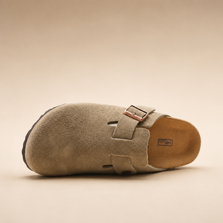 Sabots en daim Birkenstock Boston pour femmes
