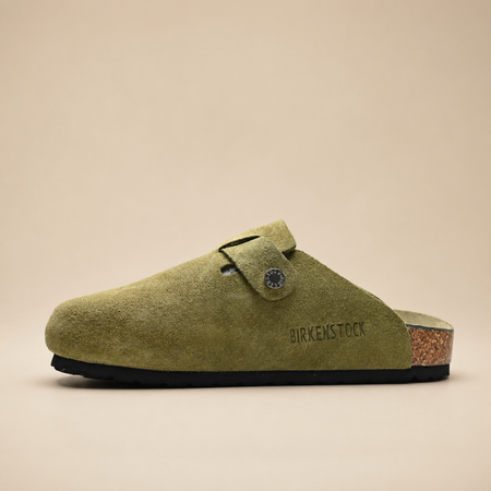Sabots en daim Birkenstock Boston pour femmes