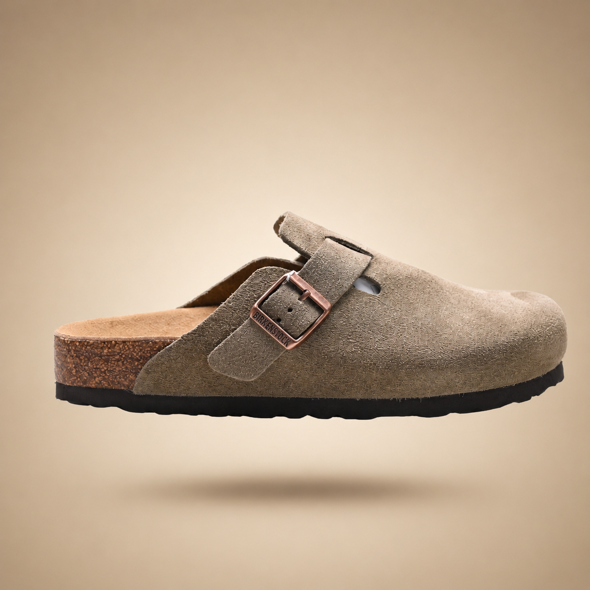 Sabots en daim Birkenstock Boston pour femmes