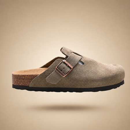 Sabots en daim Birkenstock Boston pour femmes