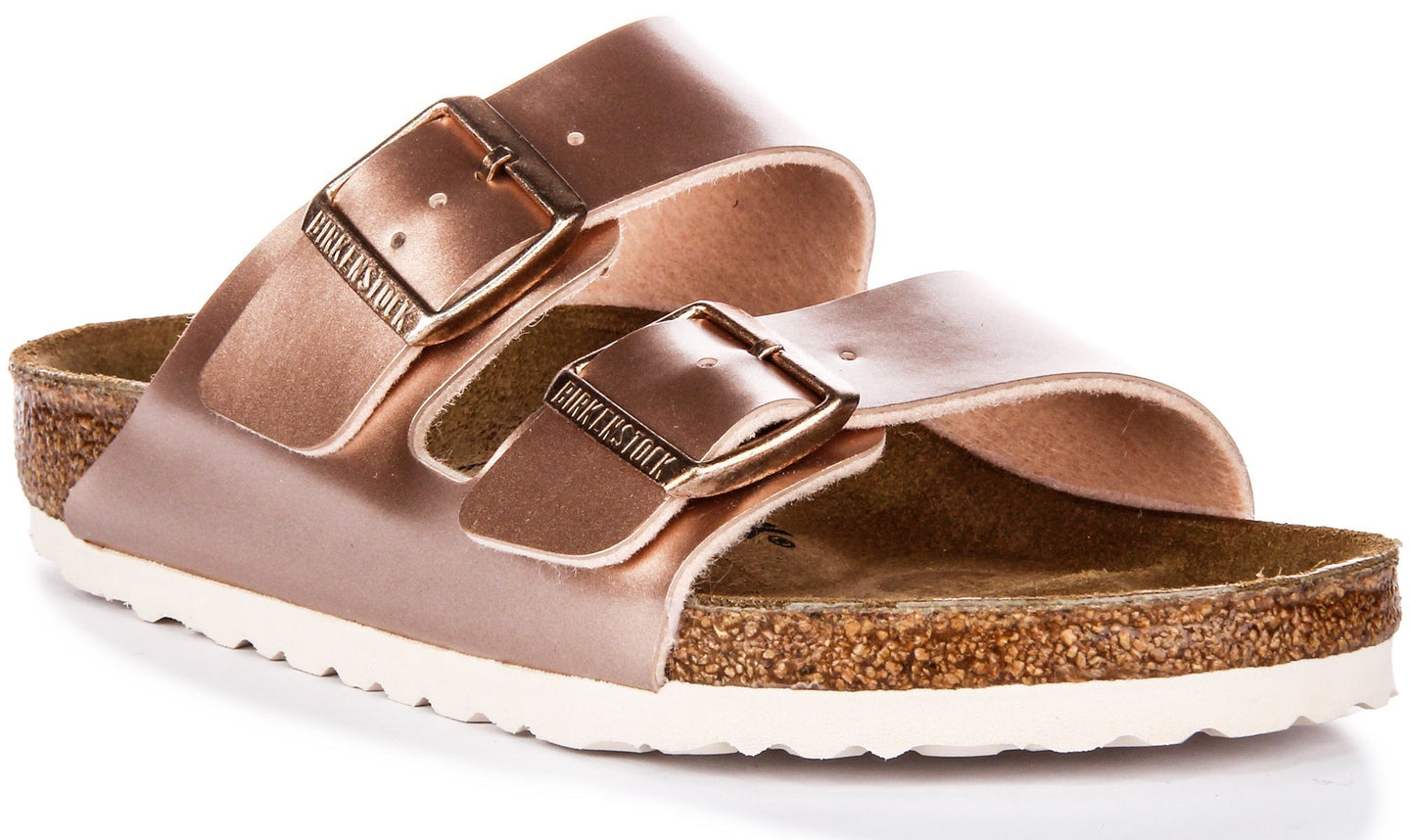 Sandali Birkenstock Arizona | Birko-Flor color rame da bambino - Calzata regolare