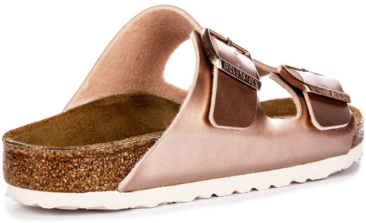 Sandali Birkenstock Arizona | Birko-Flor color rame da bambino - Calzata regolare