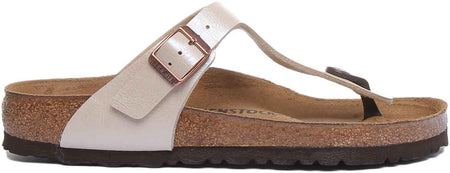 Birkenstock Gizeh-sandalen | Crèmekleurig Birko-Flor voor dames
