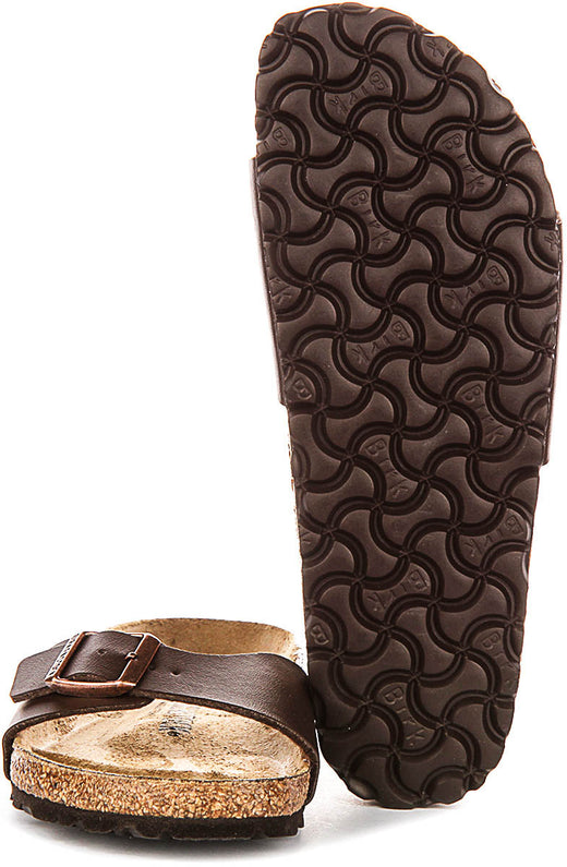 Sandali Birkenstock Madrid | Birko-Flor marrone scuro da donna - calzata stretta