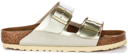 Sandales Birkenstock Arizona | Birko-Flor doré pour enfants
