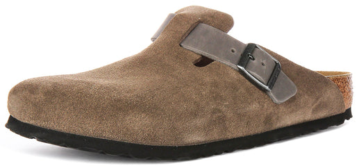 Zuecos Birkenstock Boston | Birko-Flor marrón para hombre y mujer