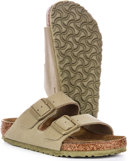 Sandalias Birkenstock Arizona | Birko-Flor caqui para hombre y mujer