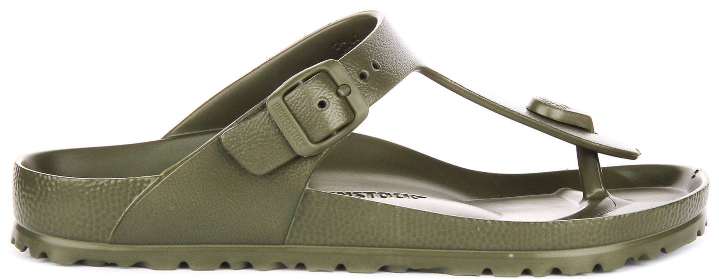Birkenstock Gizeh-sandalen | kaki EVA voor heren en dames - normale pasvorm