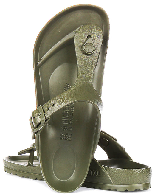 Birkenstock Gizeh-sandalen | kaki EVA voor heren en dames - normale pasvorm