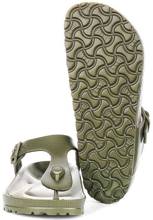 Birkenstock Gizeh-sandalen | kaki EVA voor heren en dames - normale pasvorm