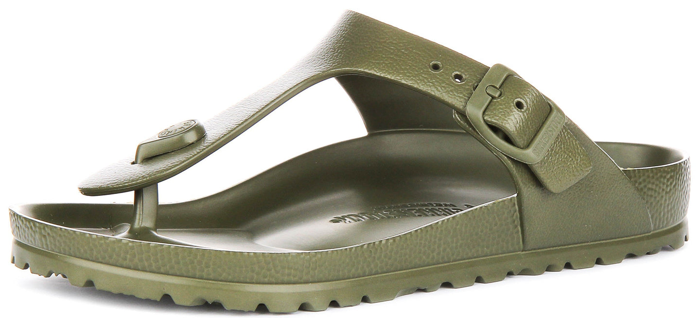 Birkenstock Gizeh-sandalen | kaki EVA voor heren en dames - normale pasvorm