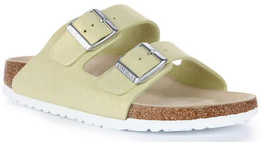 Birkenstock Arizona-sandalen | Lichtgroen suèdeleer voor heren en dames