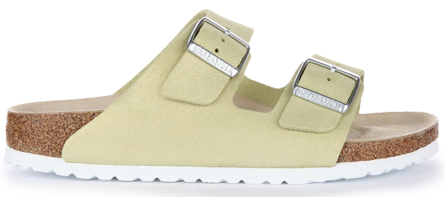 Birkenstock Arizona-sandalen | Lichtgroen suèdeleer voor heren en dames