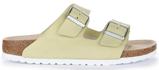 Birkenstock Arizona-sandalen | Lichtgroen suèdeleer voor heren en dames
