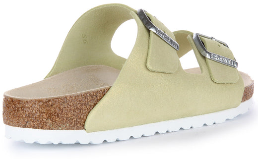 Birkenstock Arizona-sandalen | Lichtgroen suèdeleer voor heren en dames