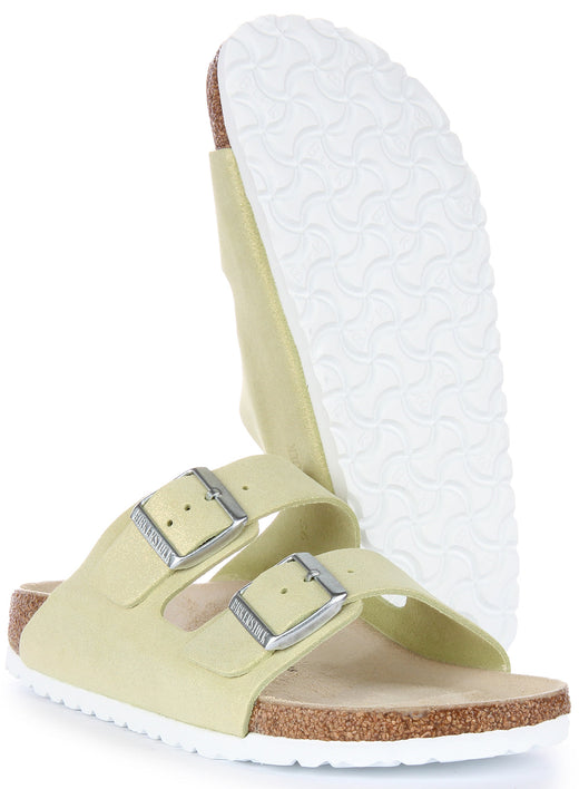 Birkenstock Arizona-sandalen | Lichtgroen suèdeleer voor heren en dames