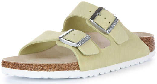 Birkenstock Arizona-sandalen | Lichtgroen suèdeleer voor heren en dames
