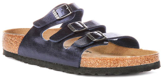 Sandali Birkenstock Florida | Birko-Flor blu notte da uomo e donna - calzata regolare