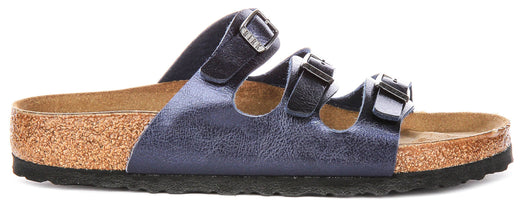 Sandali Birkenstock Florida | Birko-Flor blu notte da uomo e donna - calzata regolare