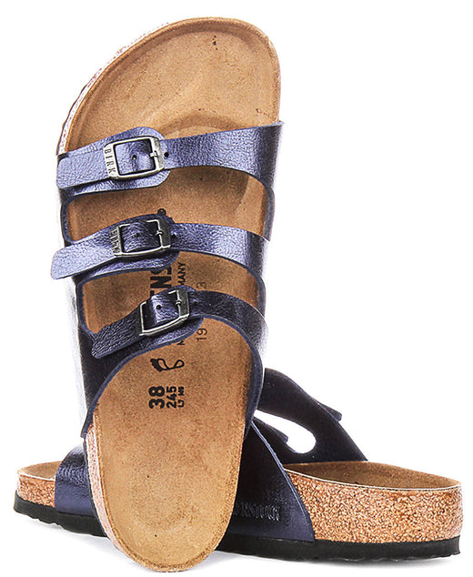Sandali Birkenstock Florida | Birko-Flor blu notte da uomo e donna - calzata regolare