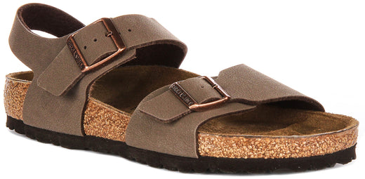 Zapatos Birkenstock New York | Birko-Flor color moka para niños