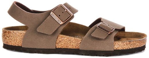 Zapatos Birkenstock New York | Birko-Flor color moka para niños
