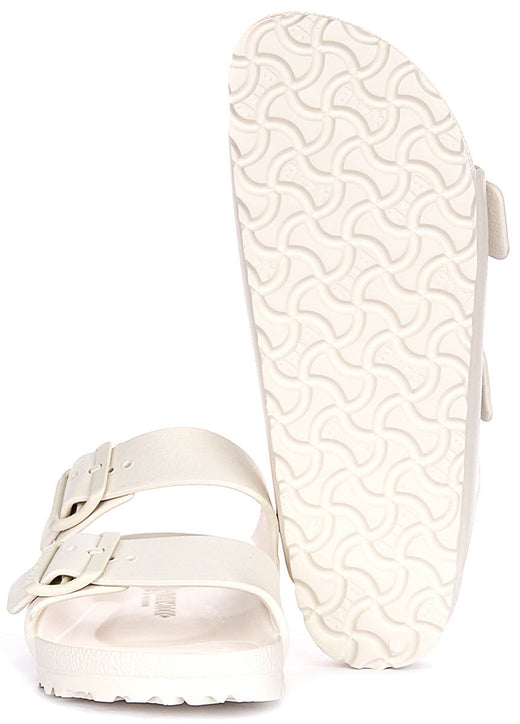Sandales Birkenstock Arizona | EVA blanc cassé pour hommes et femmes - largeur étroite