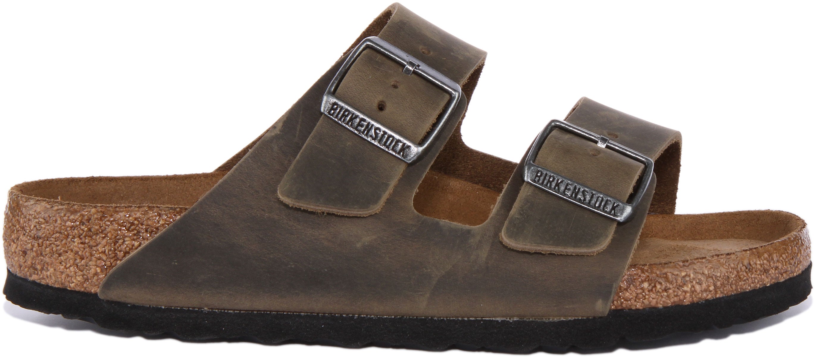 Sandali Birkenstock Arizona | Pelle nabuk oliva da donna