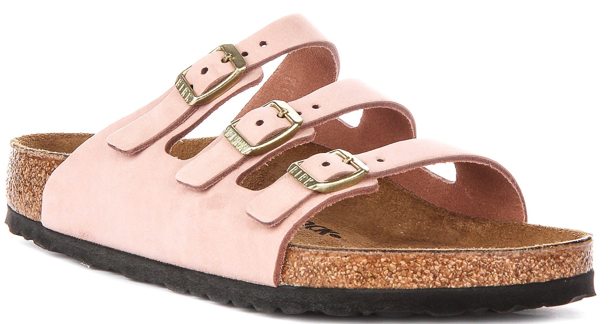 Sandali Birkenstock Florida | Pelle nabuk rosa da donna - calzata regolare